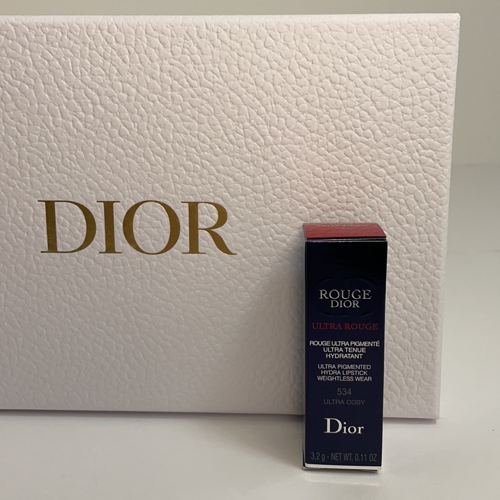 ❤️🎉HP🎉DIOR💄ROUGE DIOR-ULTRA ROUGE-SATIN-534 ULTRA COSY-LIMITED EDITION - Picture 3 of 15